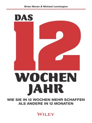 cover image of Das 12-Wochen-Jahr